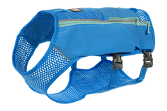 Dog Running Vest in Blue Pool